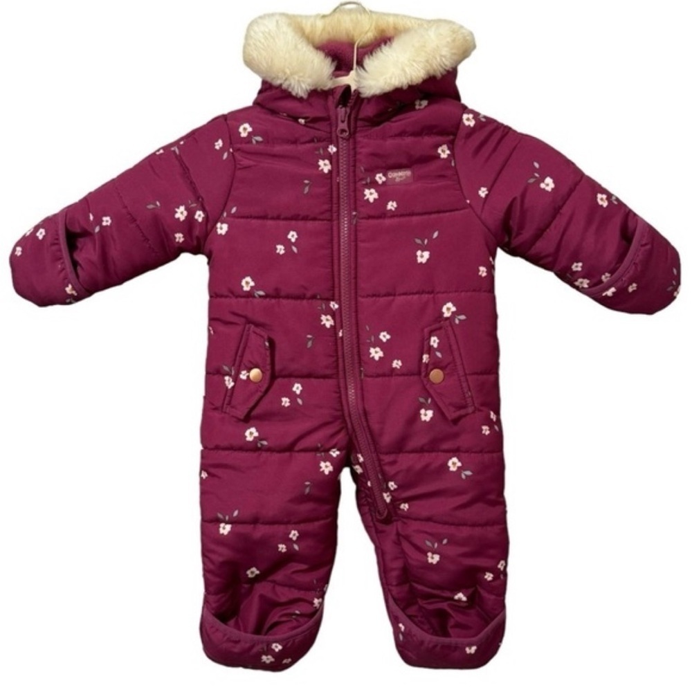 OshKosh B'gosh Pink Floral Snowsuit